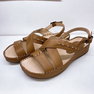 [허시파피]여성 발편한 천연소가죽 샌들 FY741_HDD