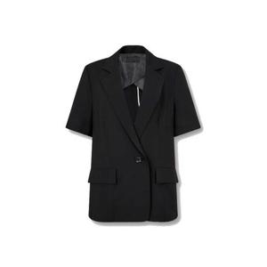 [보브]여성 원 버튼 하프 슬리브 베이직 자켓 7114310801