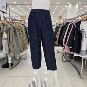 [벨라디터치]배기핏 생지 데님 V1E2SL33_GN