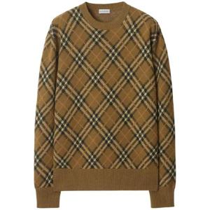 버버리 체크 패턴 울 스웨터 8099622