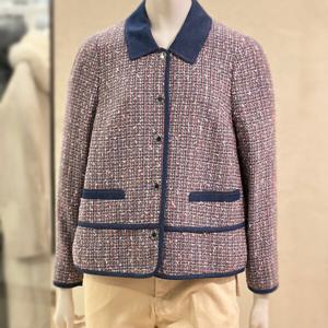 [벨리시앙]데님 배색 트위드 울 재킷 JK4107