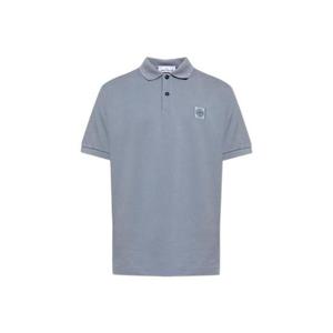 Stone Island 로고 패치 반팔 폴로셔츠 K1S15220002RS0039 V0024 TP936025676