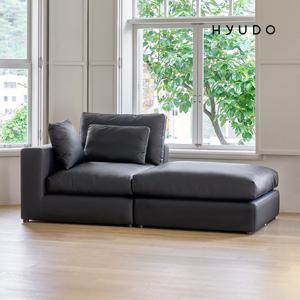 휴도 구름의 동백 2080 모듈형 3인용 가죽 소파 카우치형 (쿠션증정)