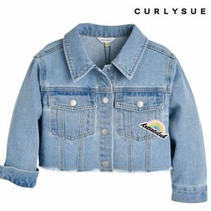 [컬리수]아동 컷팅 데님 자켓 C241JKG01P