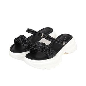 [본사운영] 바바라 양가죽 청키 투웨이 여성샌들 5cm_AAH452