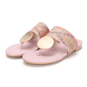 [본사운영] 바바라 양가죽 에스닉 쪼리 여성샌들 1.5cm_BBG351