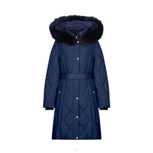 [택가 780,000원] 크로커다일레이디 폭스퍼 벨티드 덕다운 롱패딩_CLDWDW213