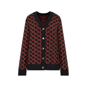 [택가 228,000원] 크로커다일레이디 자가드 V넥 풀오픈 가디건_CLDWSW302