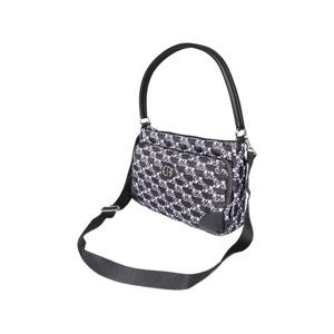 [택가 142,000원] 크로커다일레이디 로고 패턴 솔리드 가죽 크로스백_CLDWB1104