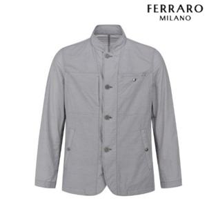 [페라로밀라노] 투톤 가먼트 워싱 아카이브 자켓 그레이 AM0EAJ25134