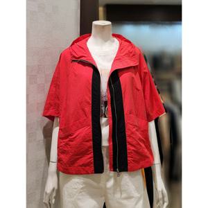 [벨라디터치][벨라디터치] V1E2JK31스트링 배색 반후드 자켓 (P0