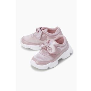 [베네통 키즈] 글로시 리본 운동화 QCSH04541PK_핑크