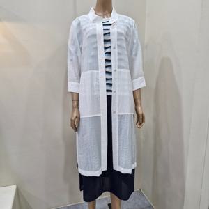 [더아이잗]더아이잗 백 스트링 롱 셔츠 재킷 IP7a0jk411