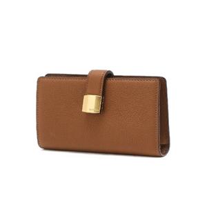 [헤지스] [H-NUT] 브라운 H-NUT 장식 소가죽 반지갑[HIWA5F630W2]