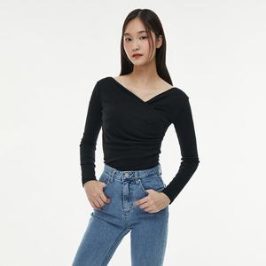 [랩]가슴 셔링 포인트 긴팔티(AQ1CT251)