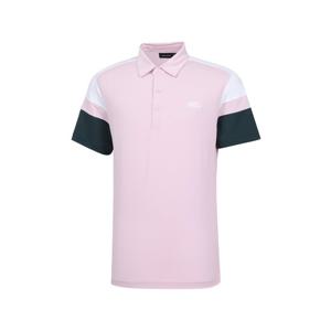 [와이드앵글]남성 CO 하프 슬리브 컬러블록 폴로 티셔츠 WMM24274P7