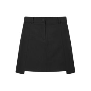 [헤지스골프] 블랙 여성 뒷플리츠 스커트HWSK5C612BK