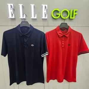 [엘르골프]남성  소매 원포인트 폴로티셔츠6K35202J_DJ