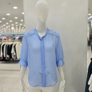 [꼼빠니아]차이나  카라  스트라이프  셔츠 CAFU6-WRC300_CJ