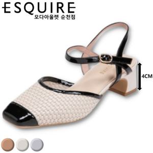 [에스콰이아]착화감 좋고 발편한 여성 메쉬 오픈 펌프스 EQEMST7