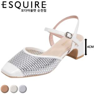 [에스콰이아]착화감 좋고 발편한 여성 메쉬 오픈 펌프스 EQEMST6