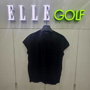 [엘르골프]여성 이중 메쉬 슬리브리스 티셔츠6K45702_DJ
