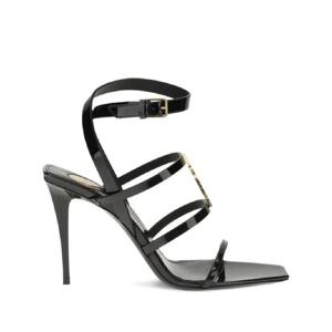 생로랑 카산드라 로고 장식 샌들 90mm 8227911TVDD