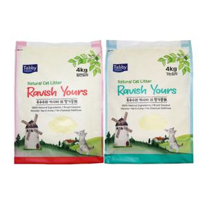 테비 라유 카사바 모래 4kg x 4개 , 2종