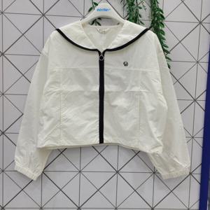 [에꼴리에]배색 세일러 카라 점퍼 24B0153_GN