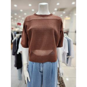 [더아이잗]시스루 돌먼 슬리브 풀오버 니트 IR6M1PO731570_DJ