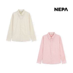 [네파]여성 시어서커 스트라이프 긴팔 셔츠 7L41541_US