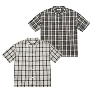 [행텐][모다부평]남성 플래드체크 시어서커 반팔셔츠10520-020-4