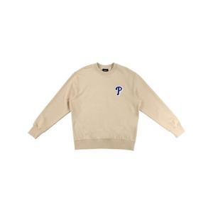 MLB 공용 아가일 빅로고 오버핏 맨투맨 3AMTM0631-10SAL