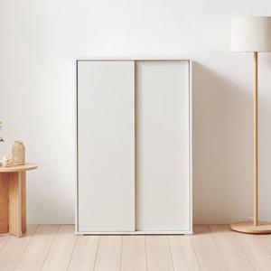 [착불배송] F41100 1단 슬라이딩 수납 옷장 800 거실가구 안방가구 수납가구 수납옷장 선반옷장 슬라이딩도어 슬라이딩옷장 슬라이드옷장 슬라이딩수납