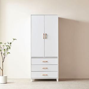 [착불배송] F41146 도어 서랍 옷장 800 1color 안방가구 침실가구 장롱 드레스룸 행거장 도어장 긴문장 긴문옷장 긴문장롱