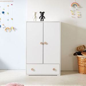 [착불배송] H1180 도어 서랍 옷장 800 2colors 800옷장 행거옷장 서랍옷장 낮은옷장 낮은800옷장 미니옷장 키즈옷장 키즈장 키작은장