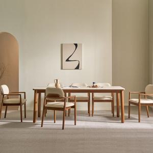 CZ2404 세라믹 6인용 원목 식탁세트 2000 1color