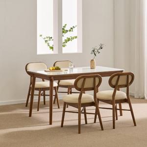 CZ2422 세라믹 4인용 원목식탁 세트 1400 1color