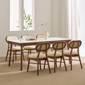 CZ2424 세라믹 6인용 원목 식탁세트 1800 1color