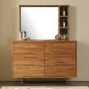 G449 참죽 원목 서랍 화장대 세트 1200