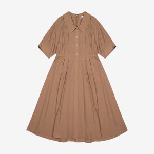 [베스띠벨리]턱 퍼프 카라 원피스 BKOAF2555