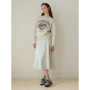 [올리브데올리브]사틴 A라인 리본 스커트 OE5AS857