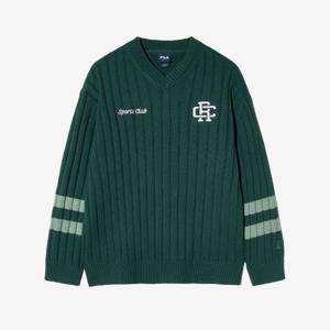 [휠라] TAG가 119,000원 아플리케 포인트 스웨터 (FS2STH1101X_DGR)