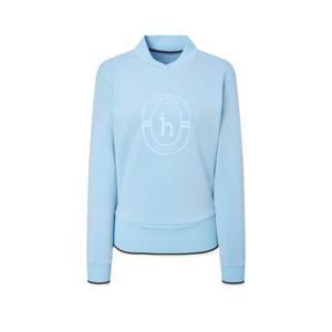 [헤지스골프] 블루 여성 로고 아트웍 쿠션지 맨투맨HWTS5C616B1