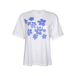 마르니 반팔 티셔츠 THJET49P09USCX40D2W01 White