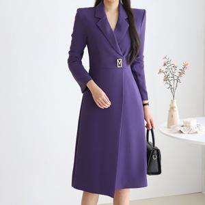 [한정수량] [플랜비컬렉션] 엘레강스 금장포인트 원피스_PM2509OP059C