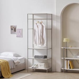 N1651 모듈 3단 선반 오픈행거 옷장 690