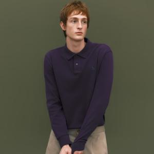 헤지스  25FW  남성 긴팔 캐주얼 피케 폴로 셔츠 HZTS5D431U2