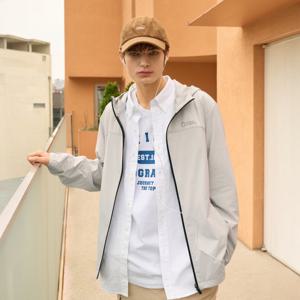 내셔널지오그래픽 N253UJP220 베이드 경량 후드 자켓 L/GREY