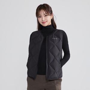 디스커버리 25FW 신상 여성 디하스 튜브 다운 패딩베스트 조끼/경량/다이아몬드퀼팅/U넥/무봉제/레귤러핏/스탠다드 DWDV74056